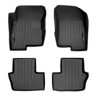 SMARTLINER - SMARTLINER SA0353/B0263 Front/Rear BLACK Floor Liners for Jeep Patriot