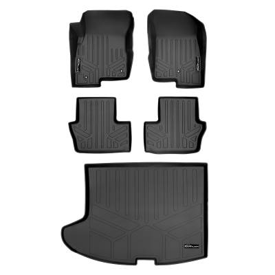 SMARTLINER - SMARTLINER SA0353/B0263/D0263 Front/Rear BLACK Floor Liners for Jeep Patriot