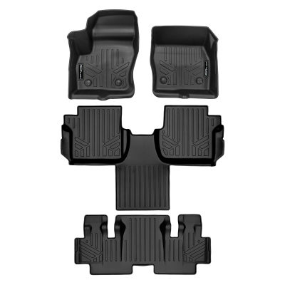 SMARTLINER - SMARTLINER Front/Rear BLACK Floor Liners Ford Transit Connect