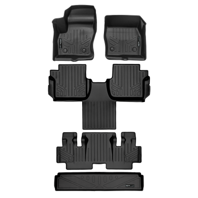 SMARTLINER - SMARTLINER Front/Rear Floor Liners w/Cargo Liner Black Ford Transit Connect