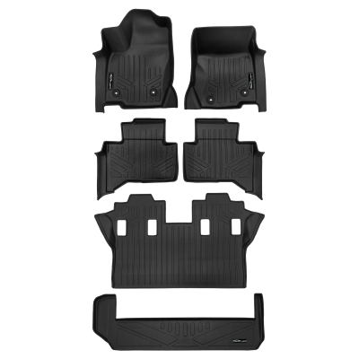 SMARTLINER - SMARTLINER Front/Rear Floor Liners w/Cargo Liner Black for Lexus GX550