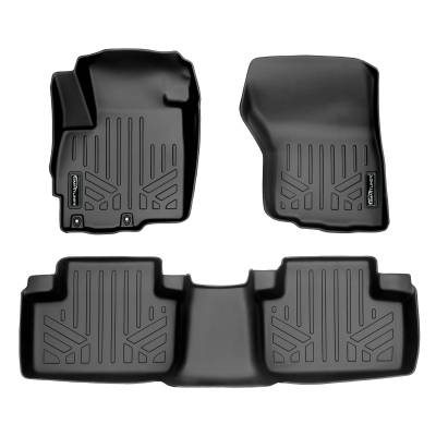SMARTLINER - SMARTLINER SA0355/B0356 Front/Rear BLACK Floor Liners for Outlander Sport