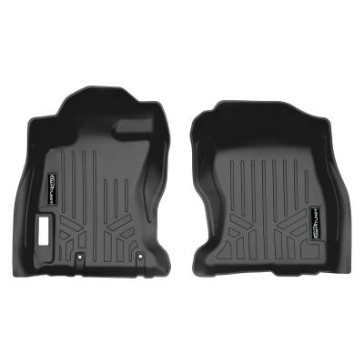 SMARTLINER - Smartliner SA0358 Front BlackFloor Liners for Subaru Impreza/Crosstrek