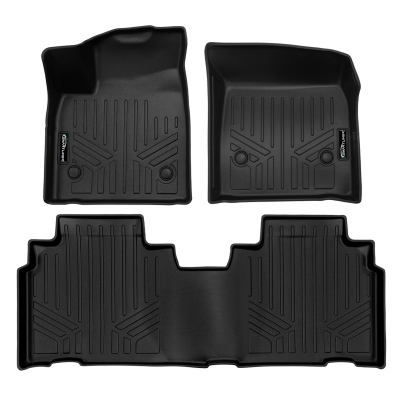 SMARTLINER - SMARTLINER SA0755/B0739 Front/Rear BLACK Floor Liners for Acura ZDX
