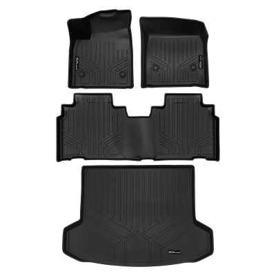 SMARTLINER - SMARTLINER SA0755/B0739/D0755 Front/Rear BLACK Floor Liners for Acura ZDX