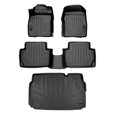SMARTLINER - SMARTLINER SA0360/B0360/D0360 Front/Rear BLACK Floor Liners Ford EcoSport