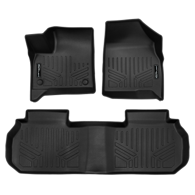 SMARTLINER - SMARTLINER SA0757/B0757 Front/Rear BLACK Floor Liners Enclave/Traverse/Acadia