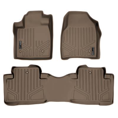 SMARTLINER - SMARTLINER SA1036/B1036 Tan Front/Rear Floor Liners Honda Pilot