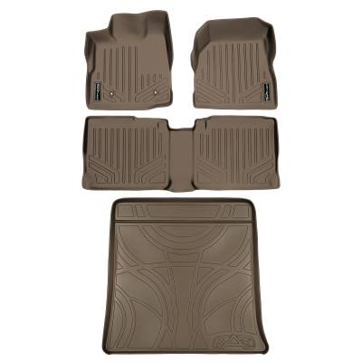 SMARTLINER - Smartliner SA1070/B1070/D1070 Front/Rear Floor Liners Tan for Equinox/Terrain