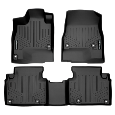 SMARTLINER - SMARTLINER SA0404/B0404 Front/Rear BLACK Floor Liners Honda Clarity