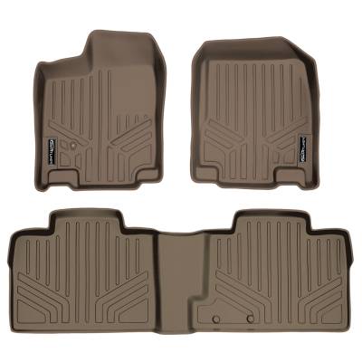 SMARTLINER - SMARTLINER SA1085/B1035 Front/Rear Floor Liners Tan for Edge/MKX