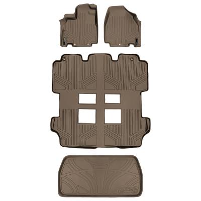 SMARTLINER - SMARTLINER SA1103/B1103/D1103 Front/Rear Floor Liners Tan for Honda Odyssey