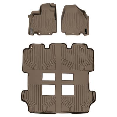 SMARTLINER - SMARTLINER SA1103/B1103 Front/Rear Floor Liners Tan for Honda Odyssey