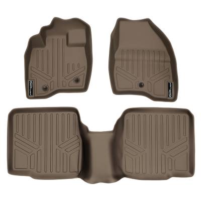 SMARTLINER - SMARTLINER SA1245/B1082 Tan Front/Rear Floor Liners Ford Explorer