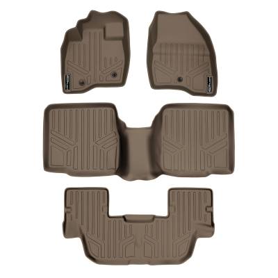 SMARTLINER - SMARTLINER SA1245/B1082/C1082 Tan Front/Rear Floor Liners Ford Explorer