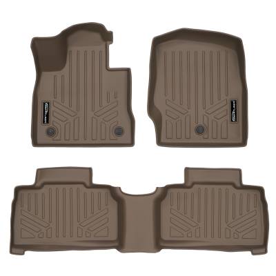 SMARTLINER - SMARTLINER SA1423/B1423 Tan Front/Rear Floor Liners for Ford Explorer