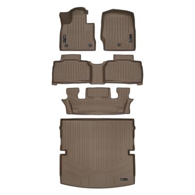 SMARTLINER - SMARTLINER SA1423/B1423/C1423/D1423 Tan Front/Rear Floor Liners for Explorer