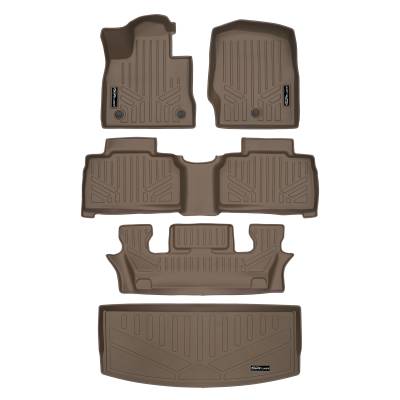 SMARTLINER - SMARTLINER SA1423/B1423/C1423/E1423 Tan Front/Rear Floor Liners for Explorer