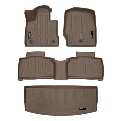 SMARTLINER - SMARTLINER SA1423/B1423/E1423 Tan Front/Rear Floor Liners for Ford Explorer