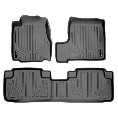 SMARTLINER - SMARTLINER SA2021/B2021 Gray Front/Rear Floor Liners for Honda CR-V