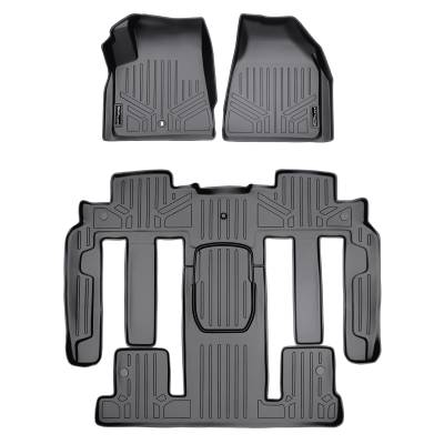 SMARTLINER - SMARTLINER SA2043/B2326 Gray Front/Rear Floor Liners for Enclave/Acadia