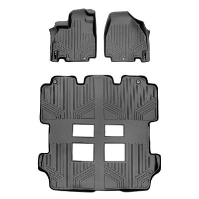 SMARTLINER - SMARTLINER SA2103/B2103 Gray Front/Rear Floor Liners Honda Odyssey