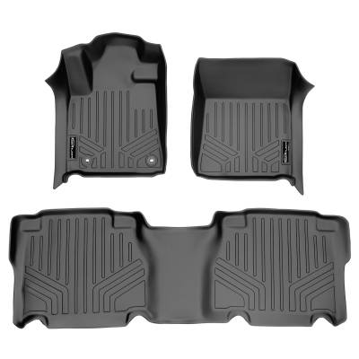 SMARTLINER - SMARTLINER SA2108/B2022 Gray Front/Rear Floor Liners for Tundra Dbl/CrewMax