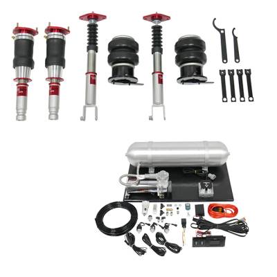 TruHart - TruHart TH-I1003+TH-MM02 Airstruts w/Ele Man for 03-15 G35X/37X/M35X/45X/Q60 AWD