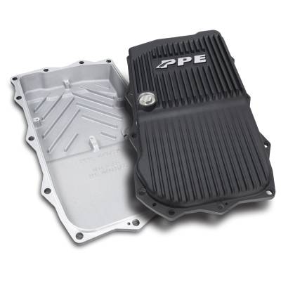 Pacific Performance Engineering - PPE 228053420 HD Cast Aluminum Transmission Pan Blk for 10-22 w/ZF-8 Speed