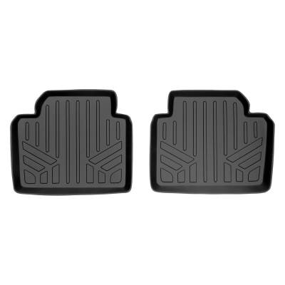 SMARTLINER - SMARTLINER SB0210 2nd Row Floor Liners-Black for BMW 3-Series Sedan