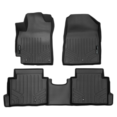 SMARTLINER - SMARTLINER SA0268/B0268 Front/Rear Floor Liners-Black for Hyundai Elantra