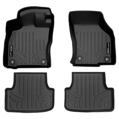 SMARTLINER - SMARTLINER SA0467/B0741 Front/Rear Floor Liners-Black for VW Golf Alltrack