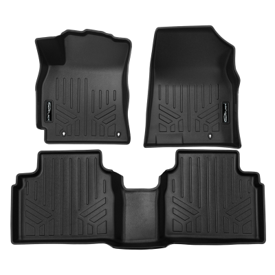 SMARTLINER - SMARTLINER SA0767/B0767 Front/Rear Floor Liners-Black for Kia K4