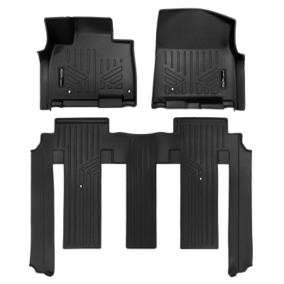 SMARTLINER - SMARTLINER SA0772/B0772 Front/Rear Floor Liners-Black for Carnival Hybrid