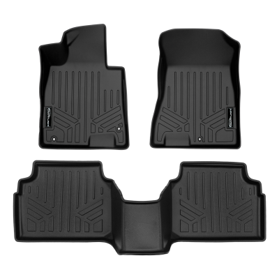 SMARTLINER - SMARTLINER SA0491/B0745 Front/Rear Floor Liners-Black for Hyundai Sonata AWD