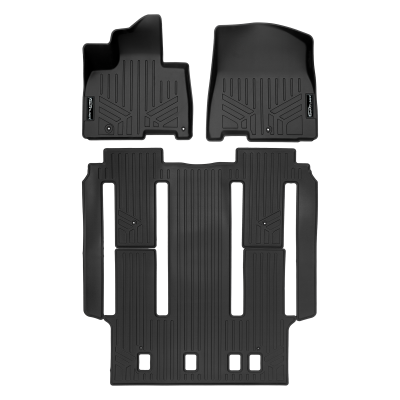 SMARTLINER - SMARTLINER SA0556/B0738 Front/Rear Floor Liners-Black for Kia Carnival LX