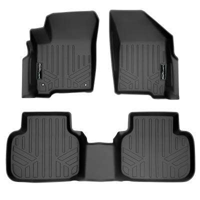 SMARTLINER - SMARTLINER SA0198/B0198 Front/Rear Floor Liners-Black for Dodge Journey