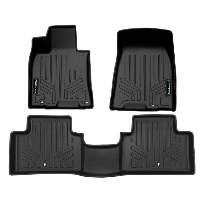 SMARTLINER - SMARTLINER SA0630/B0771 Front/Rear Floor Liners-Black for Genesis GV70 Elec
