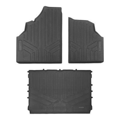 SMARTLINER - SMARTLINER Front Floor Liners w/Cargo Liner-Black for Can-Am Defender
