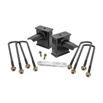 ReadyLift - ReadyLift 66-2761 6" Rear Steel Block w/U-Bolt Kit for 17-18 Ford Super Duty