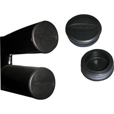 Smittybilt - Smittybilt TA25-C 3" Tube Bumper End Caps Chrome Pair