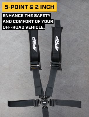 PRP - PRP 5-Point 2" Safety Belt Harness Cam Latch Black Each SB5.2CAM