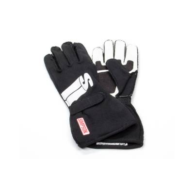 Simpson Safety - Simpson Safety IMXK Impulse Racing Gloves-X Large Black