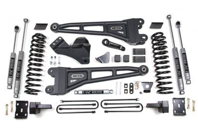 BDS Suspension - BDS Suspension BDS1943FS FOX 6" Radius Arm Lift Kit 05-07 F250/F350 4WD Diesel