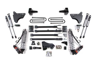 BDS Suspension - BDS Suspension BDS593FPE FOX 4" Lift w/4-Link 2.5 Coilover for 11-16 F250/F350