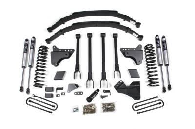 BDS Suspension - BDS Suspension BDS596FS FOX 6" 4-Link Lift Kit for 11-16 Ford F250/F350 SD 4WD