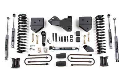 BDS Suspension - BDS Suspension BDS327FS FOX 4" Lift Kit w/3" Block 05-07 F250/F350 Gas w/o OL