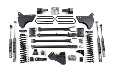 BDS Suspension - BDS Suspension BDS580FS FOX 4" 4-Link Lift Kit for 11-16 Ford F250/F350 4WD Gas