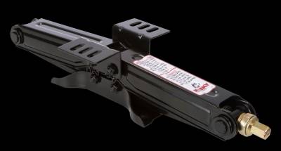 Husky Towing - Husky Towing 88135 Scissor Leveling Jack 5000lb 20"Height Black Steel Single
