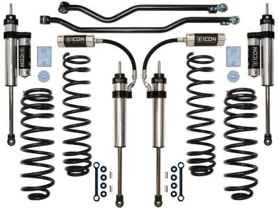 ICON Vehicle Dynamics - ICON K22004 Stage-4 3" Suspension Lift Kit for 07-18 Jeep Wrangler JK 4WD